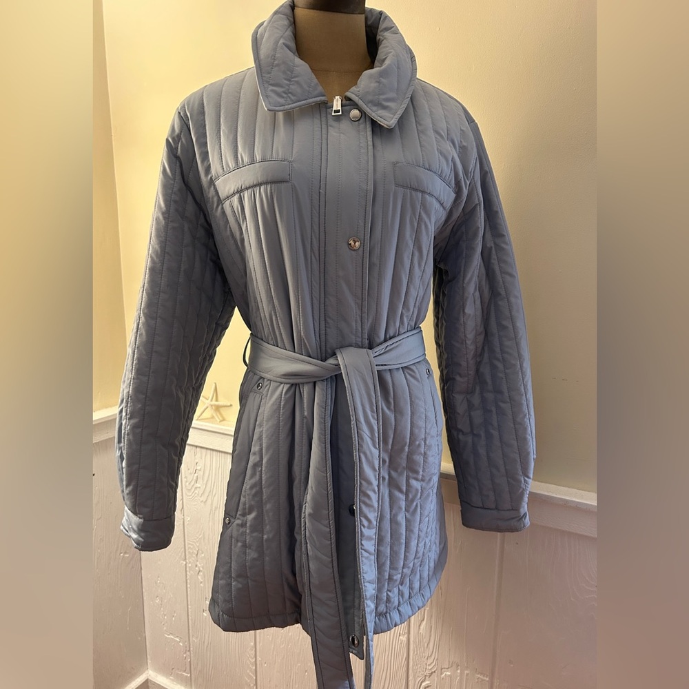 Vince Camuto Periwinkle / Tiffany Blue Quilted Jacket – New, Never Worn